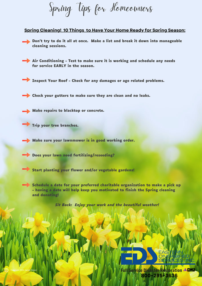 spring tips for homeowners